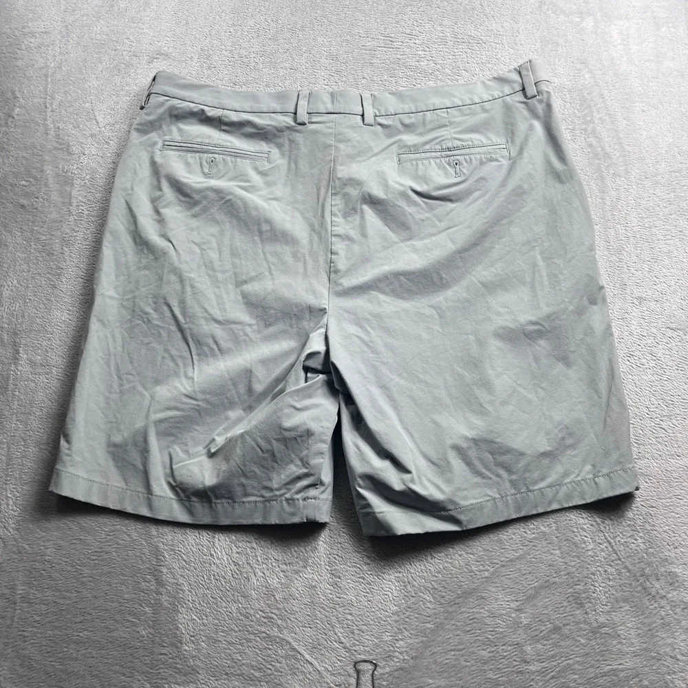 Vineyard Vines On The Go Shorts Mens 40 Gray Performance Cotton Blend Stretch